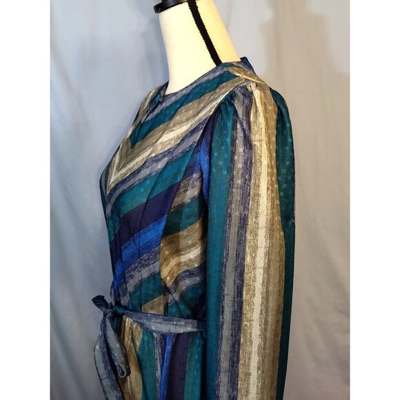 Vintage Better Half Striped Belted Dress - Picture 5 of 10